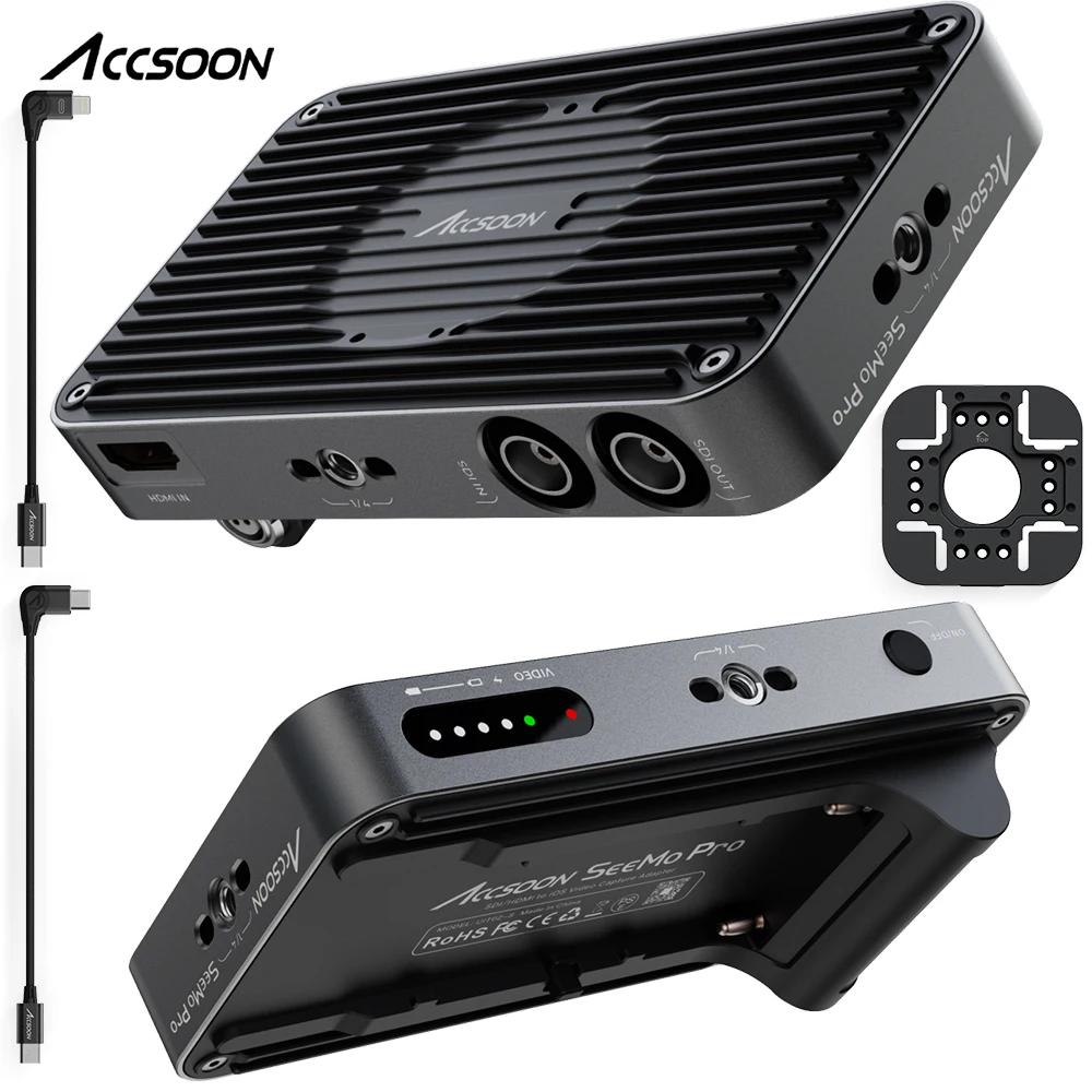 Accsoon SeeMo Pro SDI  HDMI, iOS 1080P HD  ,   е  1080P 60FPS HD  USB-C